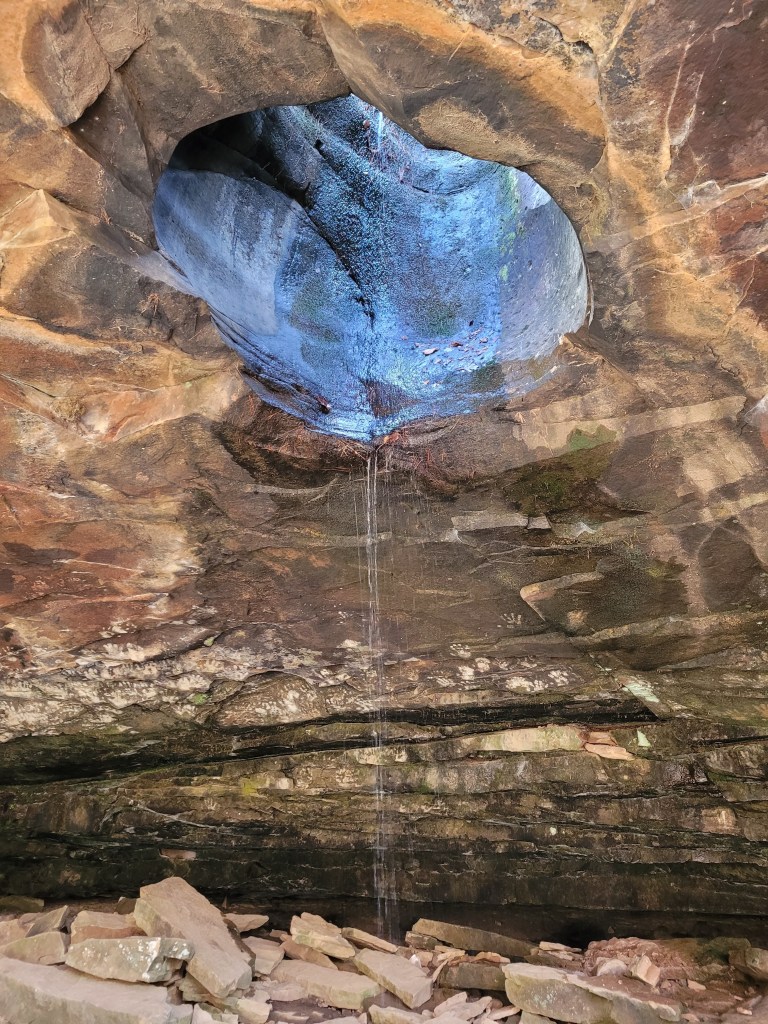 Glory Hole Falls view from botton